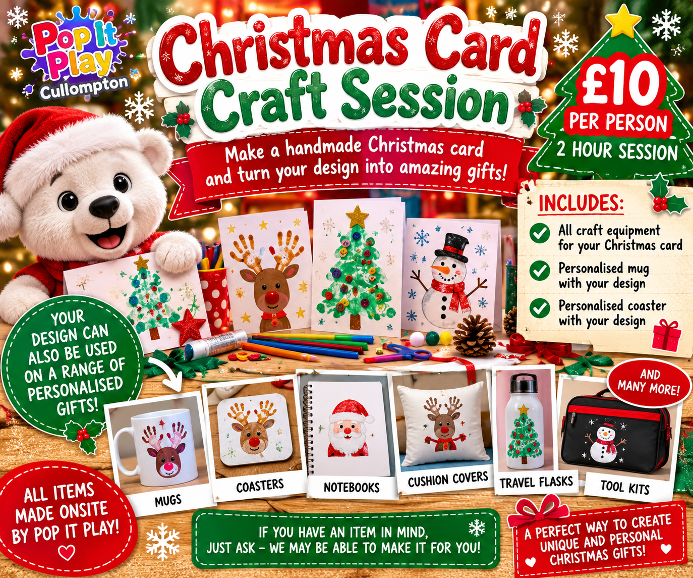 Christmas Card Craft Session